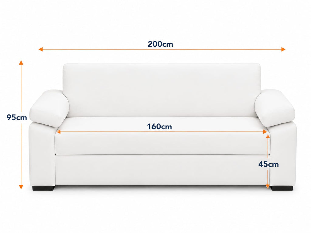 NOVA I 3-Seater MANEX Pull-Out Sofa Bed
