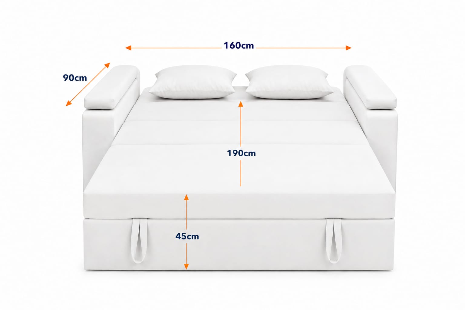 NOVA I 3-Seater MANEX Pull-Out Sofa Bed