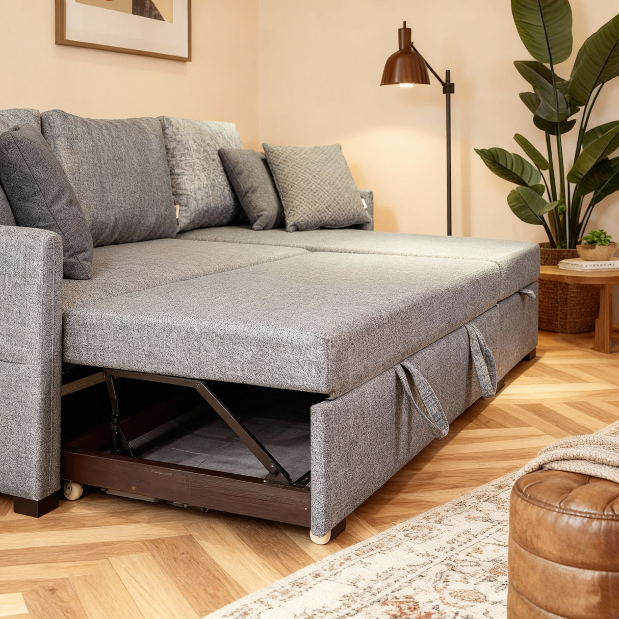 بيللا- ركنه سرير شكل حرف L