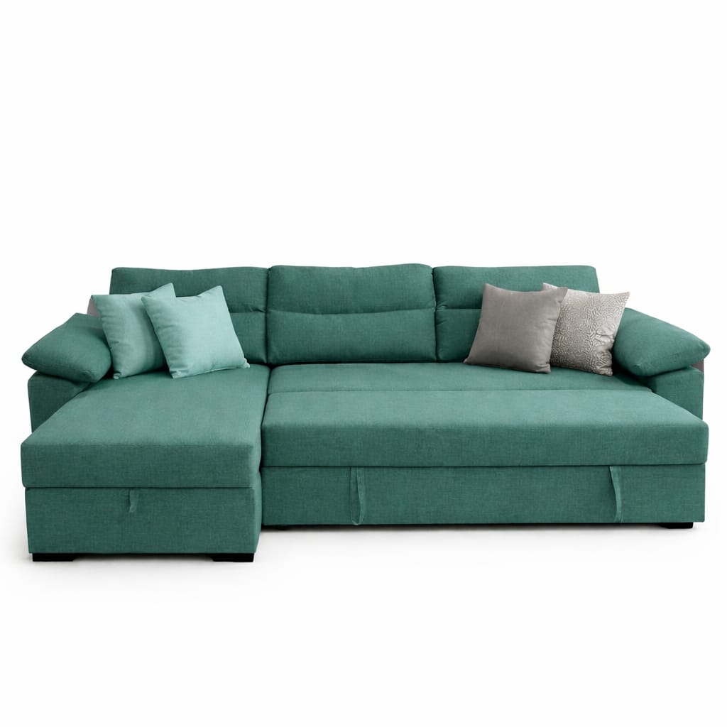 Apex | 4-Seater L-Shape MANEX Pull-Out Sofa Bed (Turkish Mechanism)