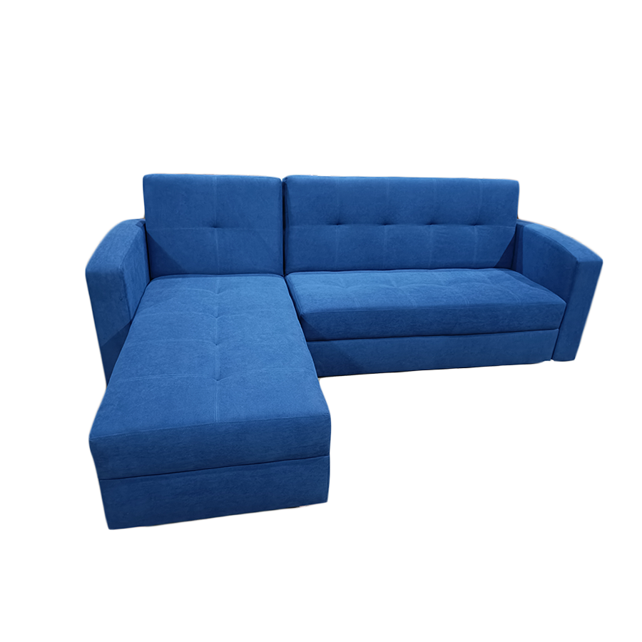 ZOE | 5-Seater L-Shape Click-Clack Sofa Bed (Turkish Mechanism)