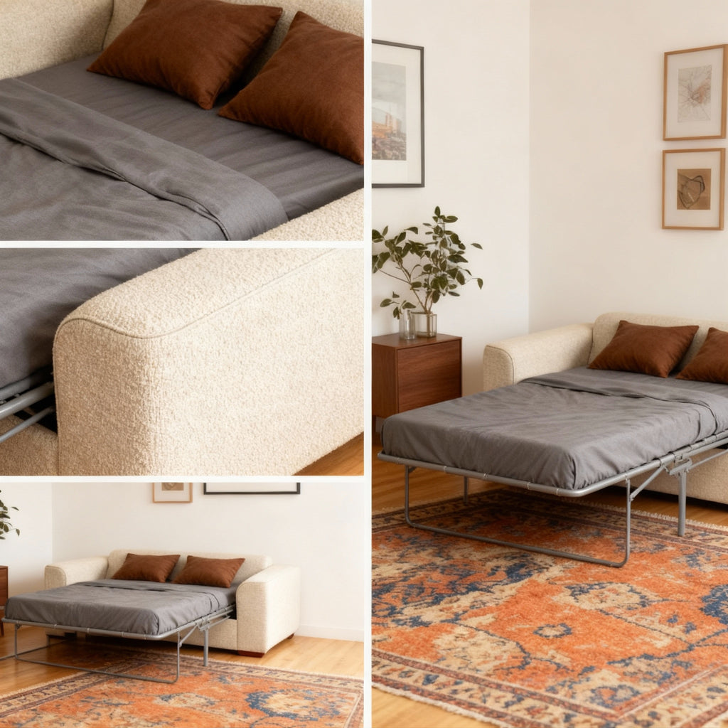 ARBON 2-Fold Sofa Bed | 2-Seater with Belgium Mechanism