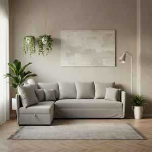 Verona | 5-Seater L-Shape MANEX Pull-Out Sofa Bed (Turkish Mechanism)
