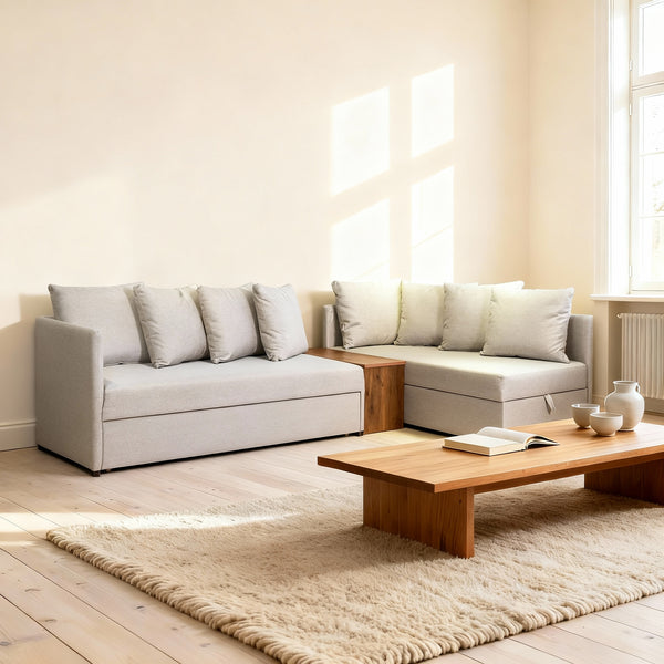 كنبة سرير حرف L