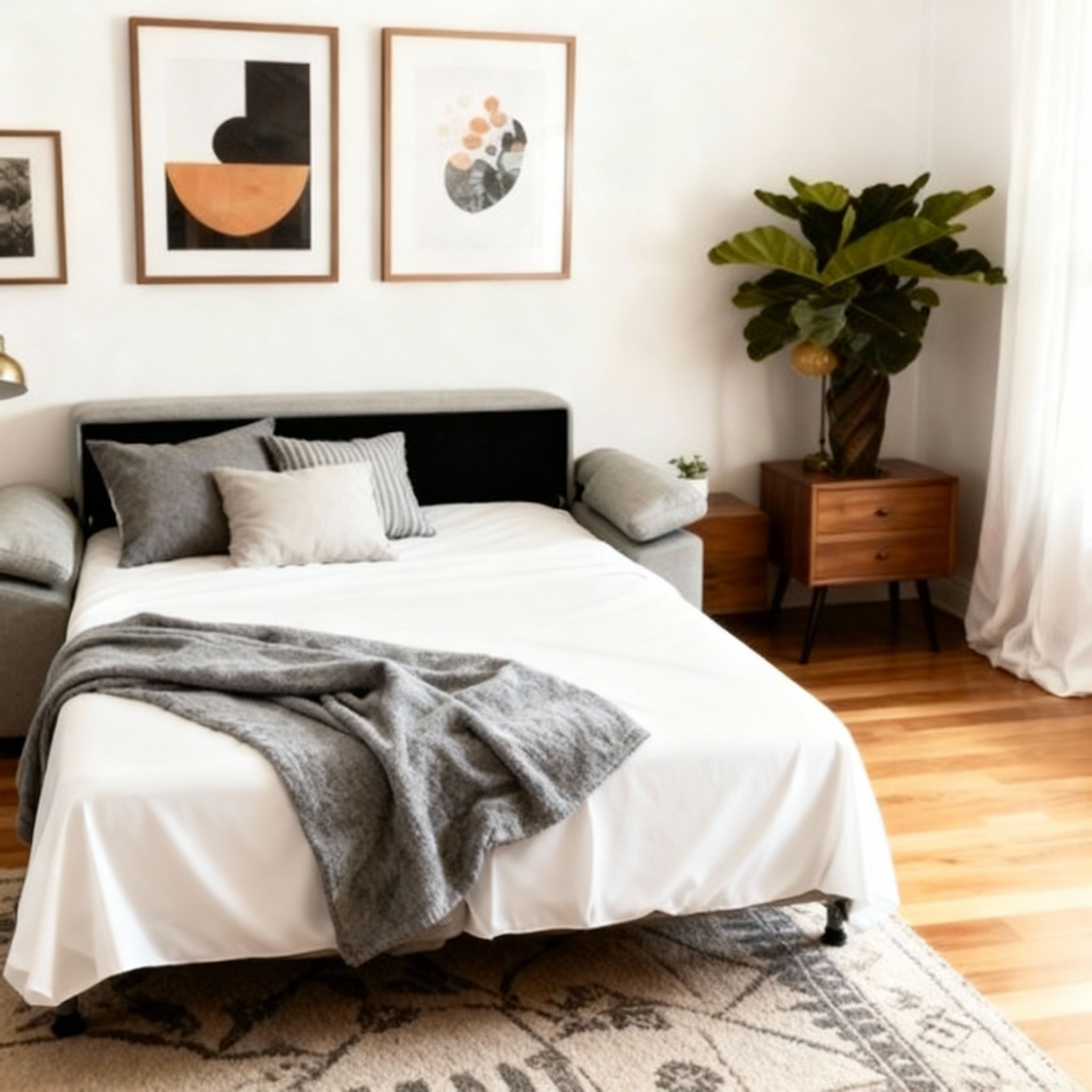 Geneva | 3-Seat Roll-Out Sofa Bed with Belgium Mechanism