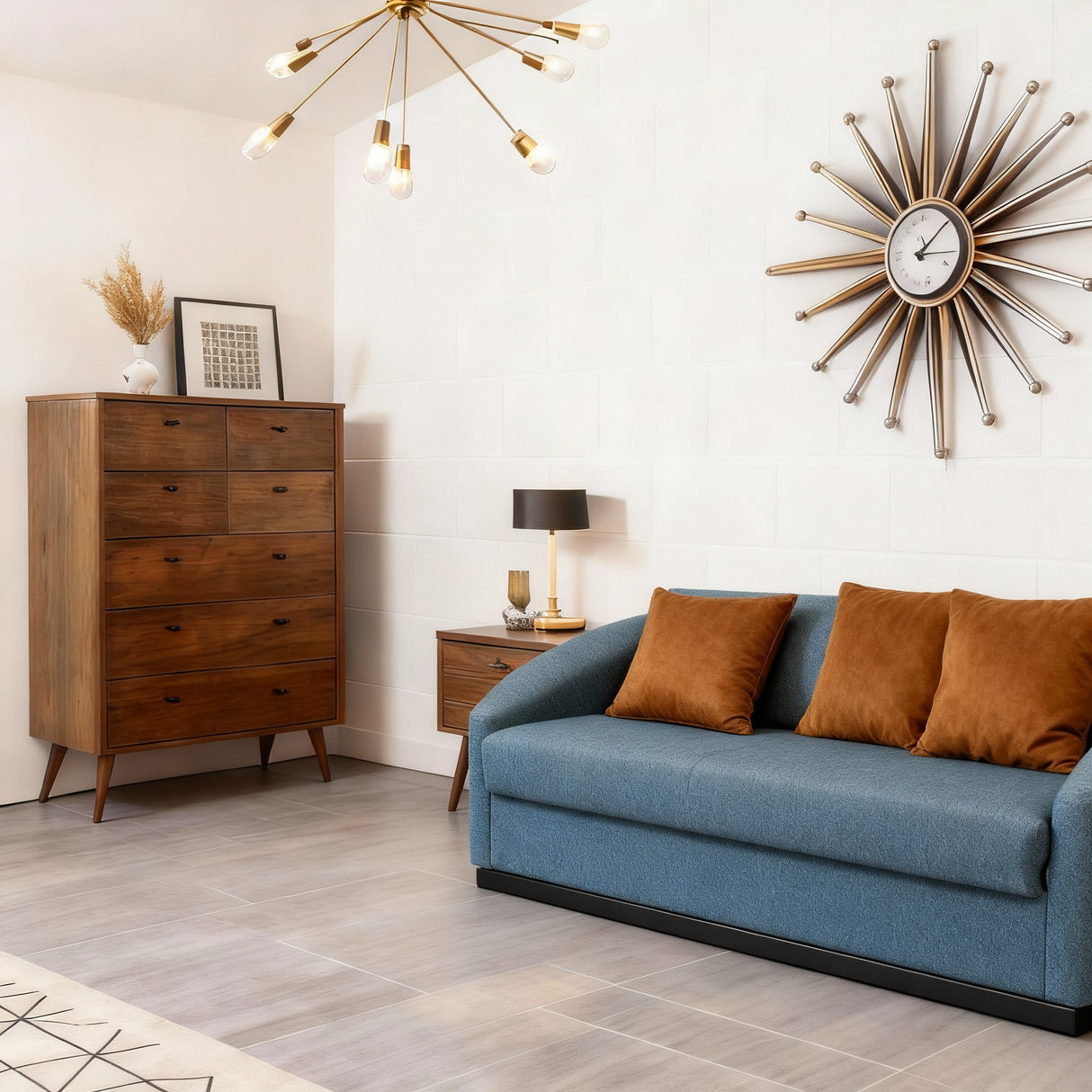 دولفين - كنبة سرير ثلاث مقاعد