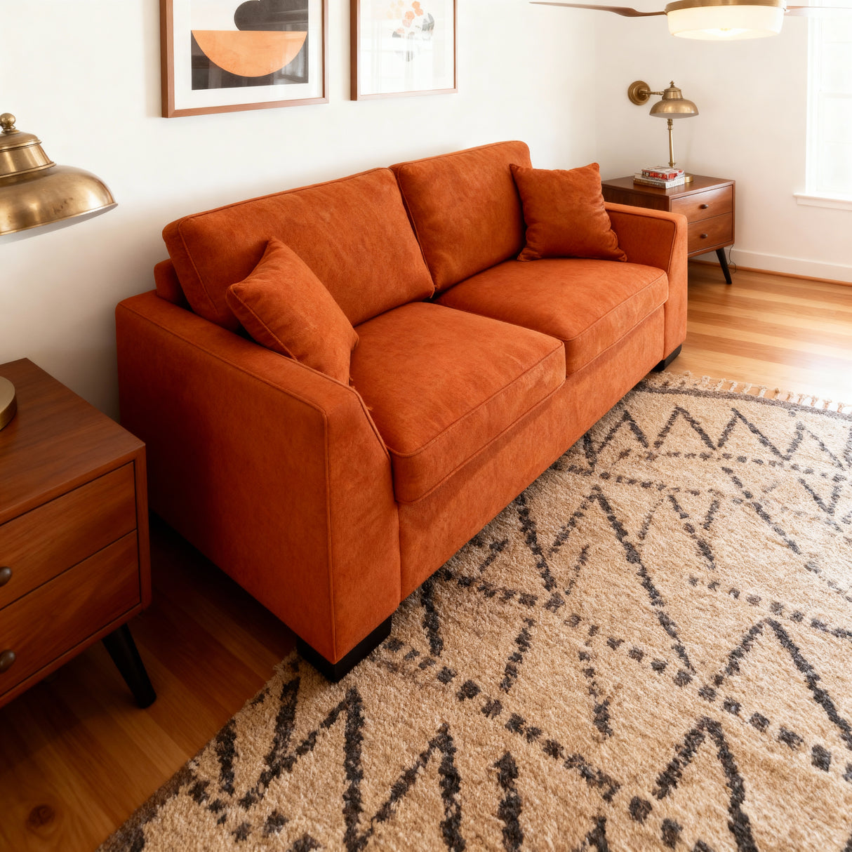 ستون-كنبه سرير بمقعدين