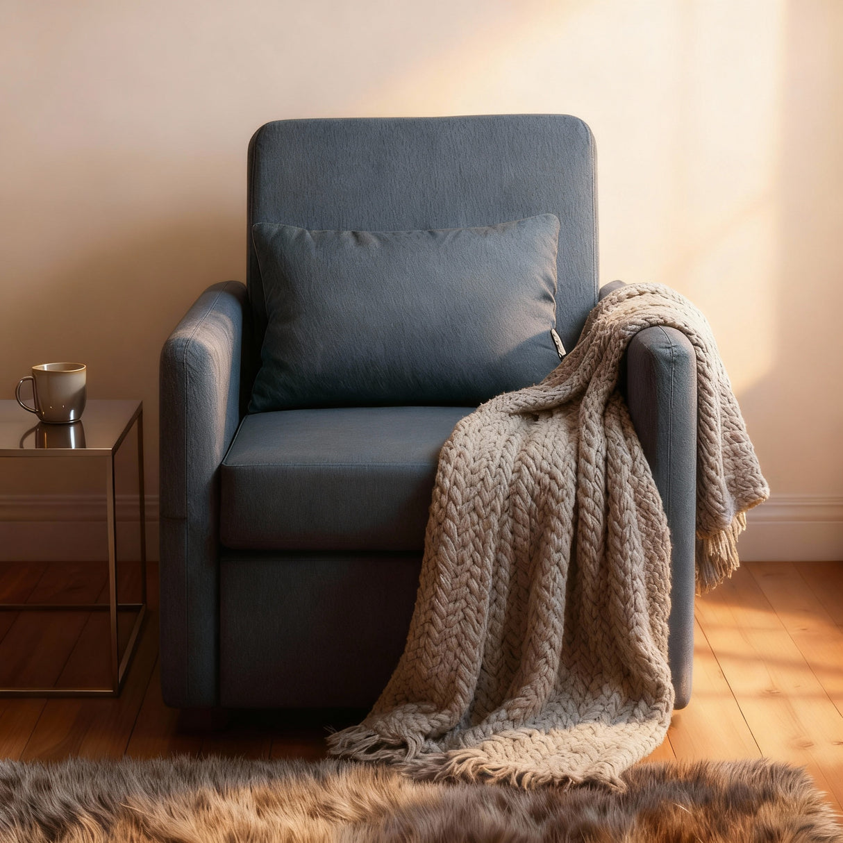 كوزي - كرسي سرير بمقعد واحد