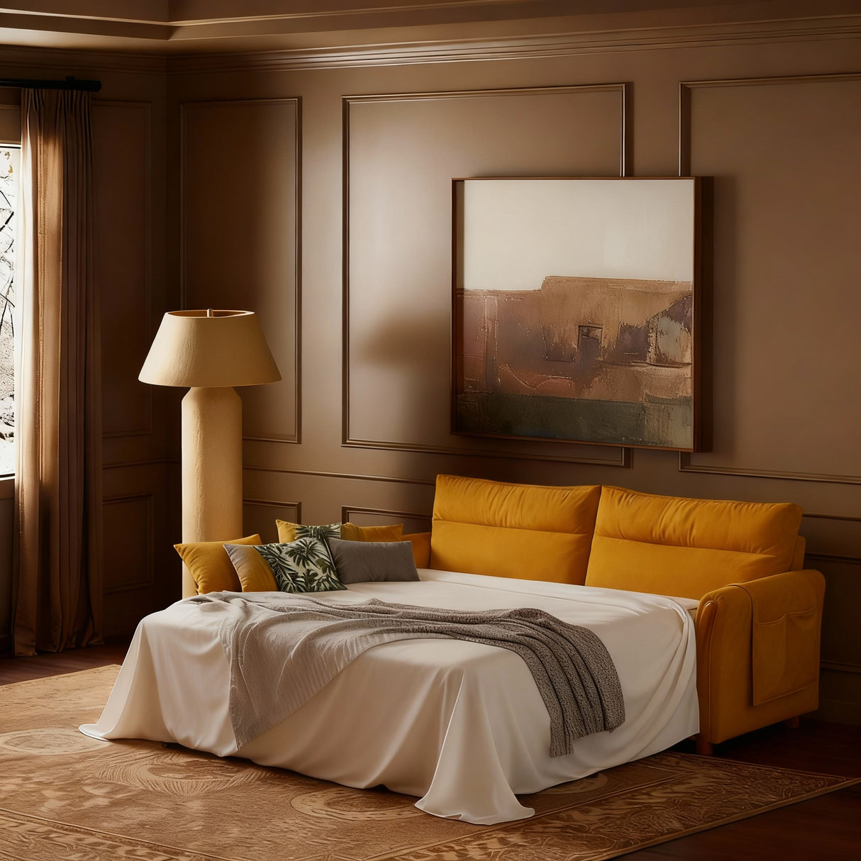 ميامي - كنبة سرير ثلاث مقاعد