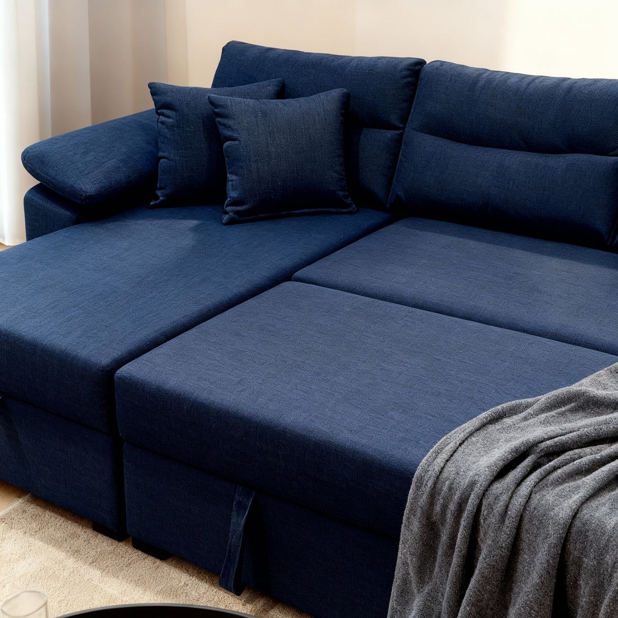 ميلان- ركنه سرير شكل حرف L