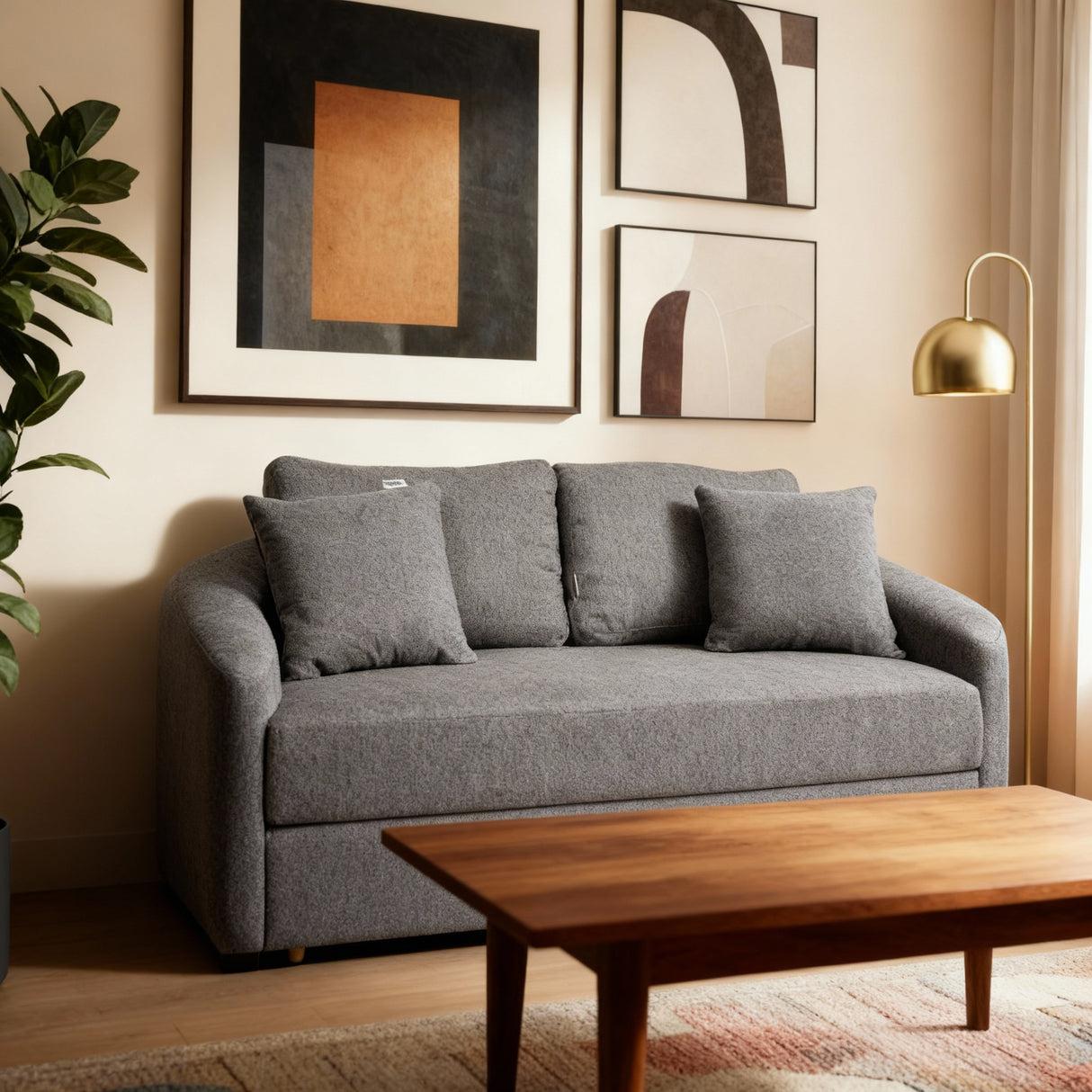 دولفين-كنبه سرير بمقعدين