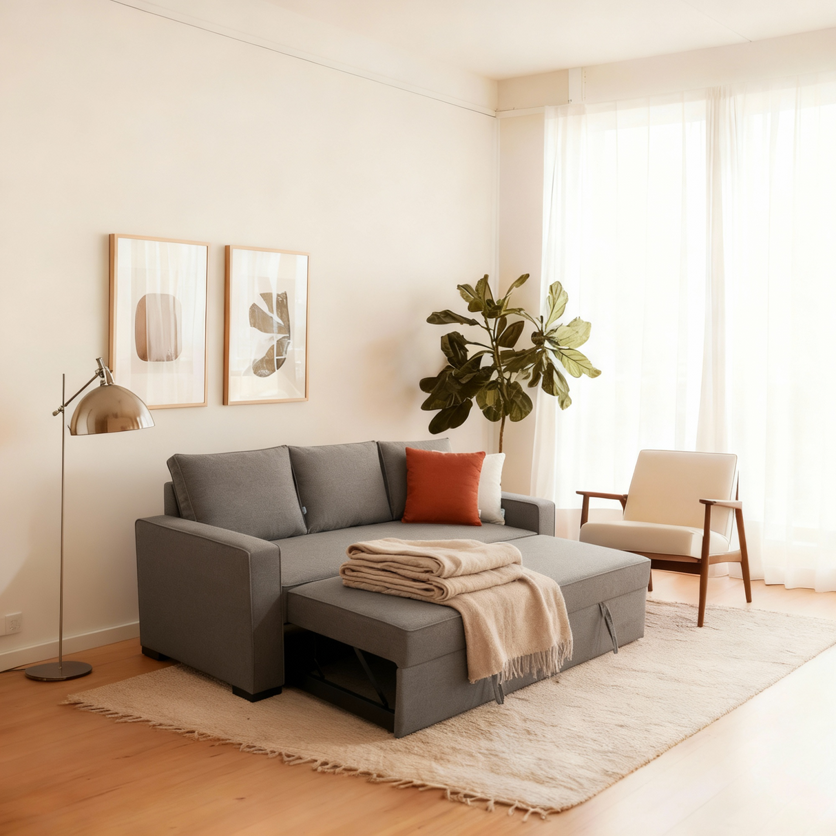 ريلاكس - كنبة سرير ثلاث مقاعد