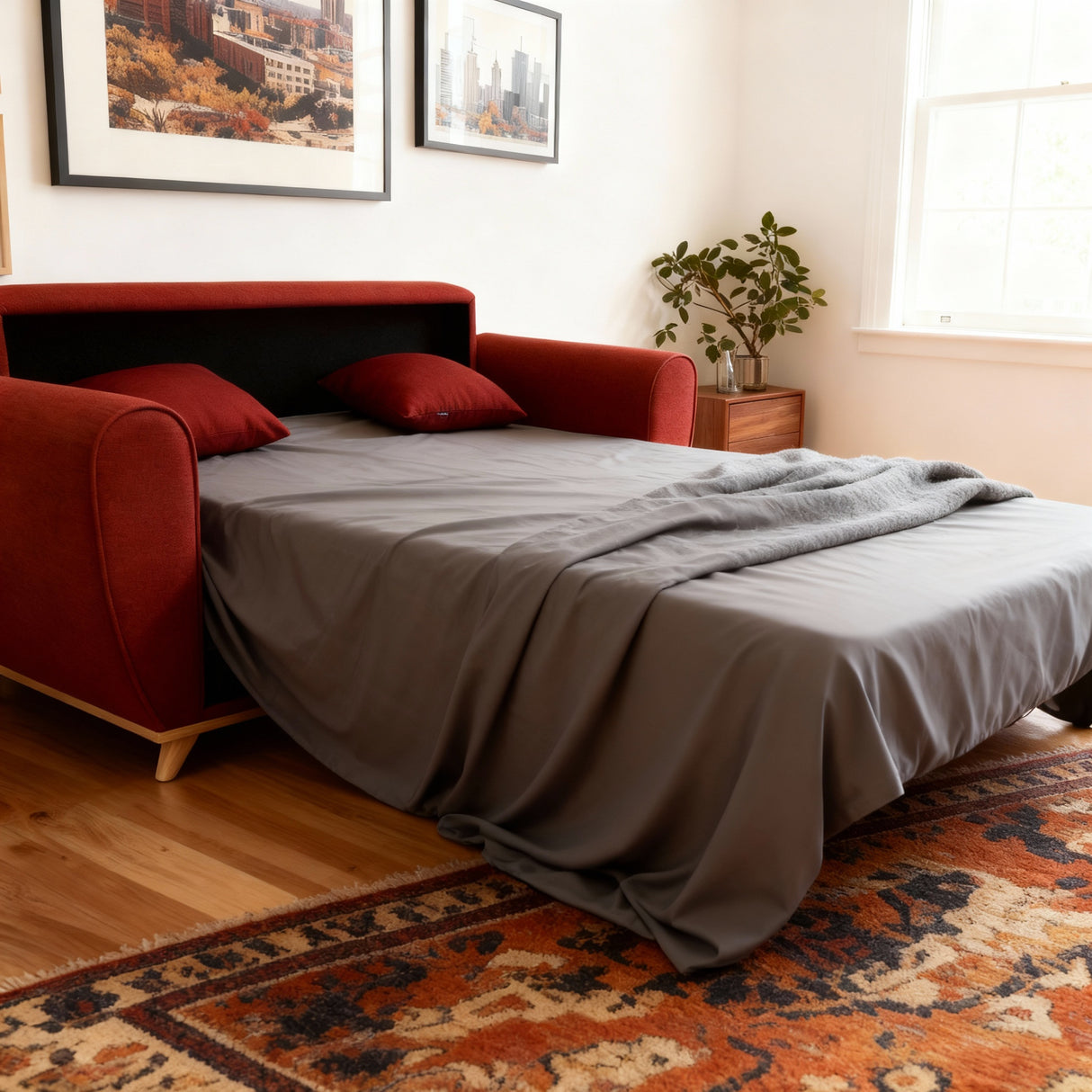 بازل - كنبة سرير ثلاث مقاعد