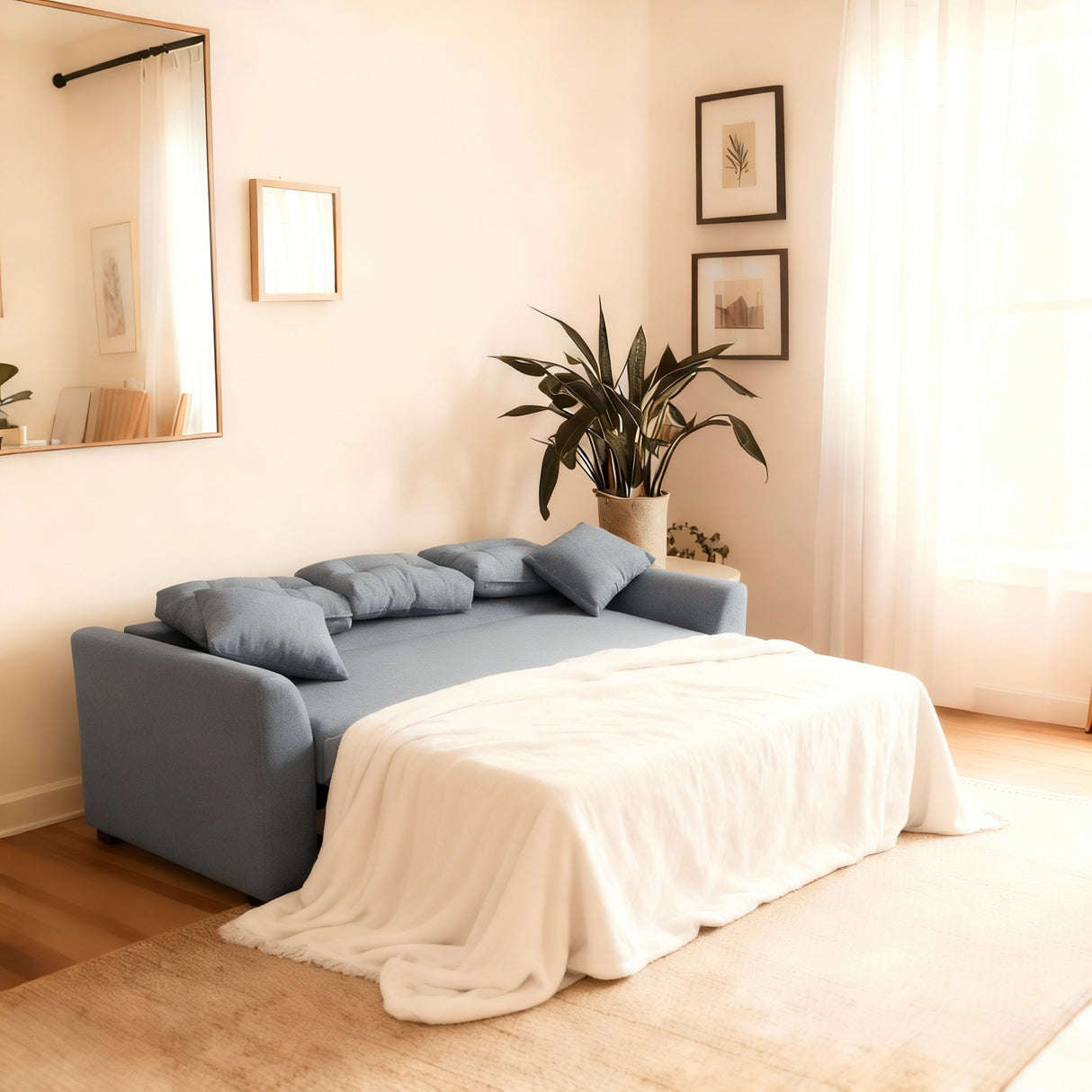 بوستون-كنبه سرير بمقعدين