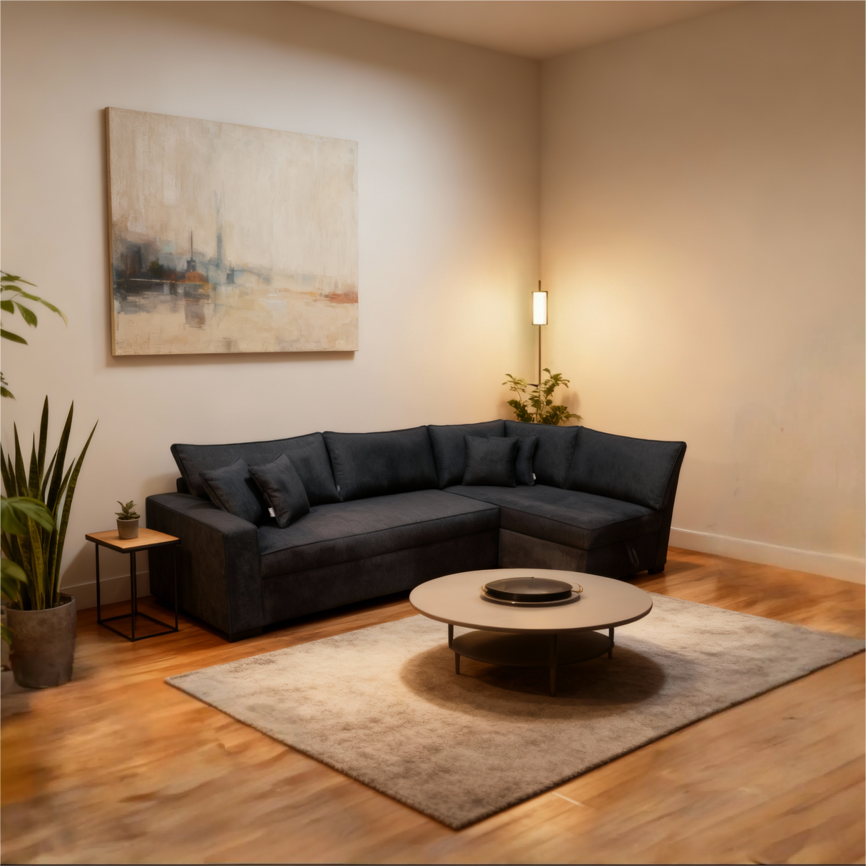 فينيس- ركنه سرير شكل حرف L