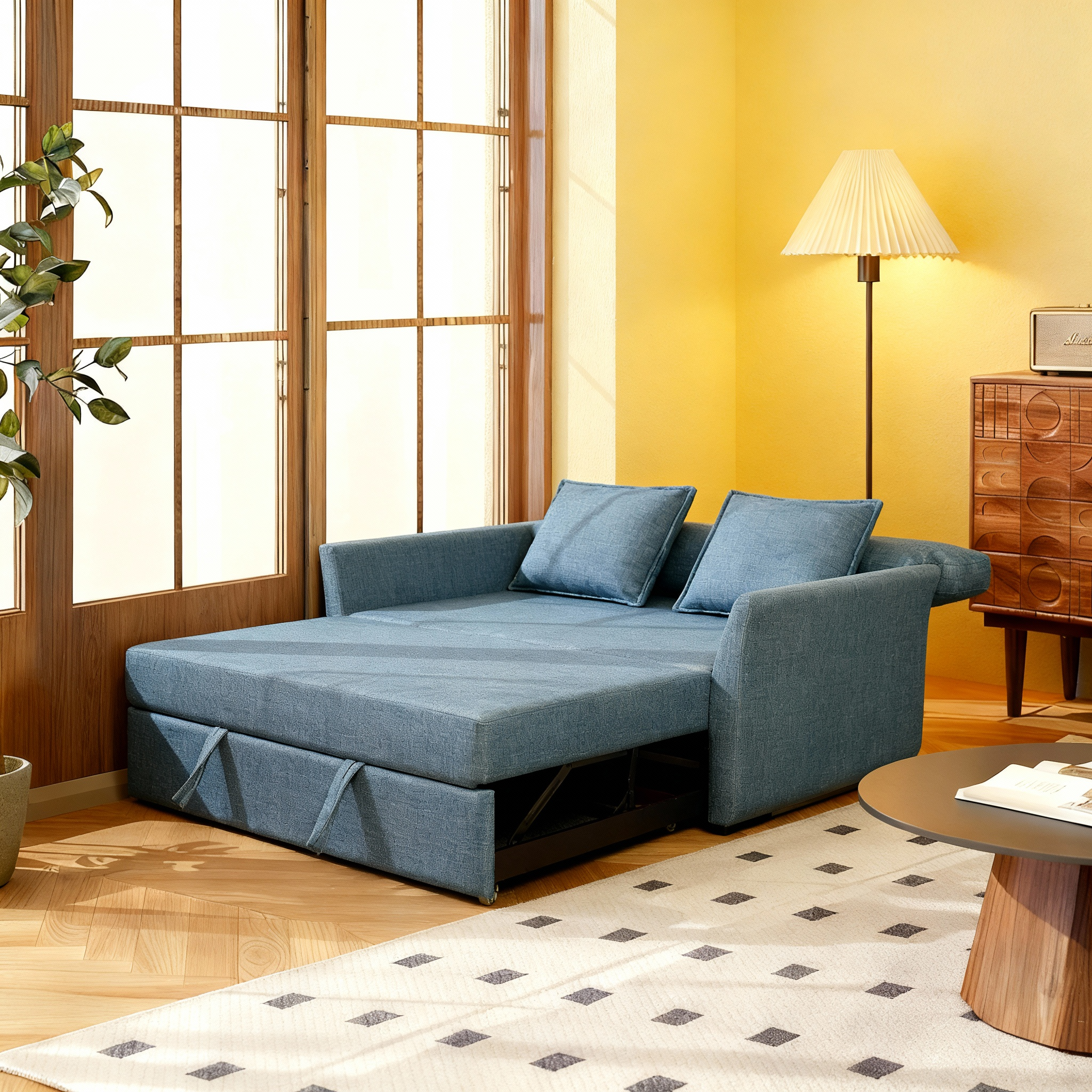 RICO I 2-Seater MANEX Pull-Out Sofa Bed