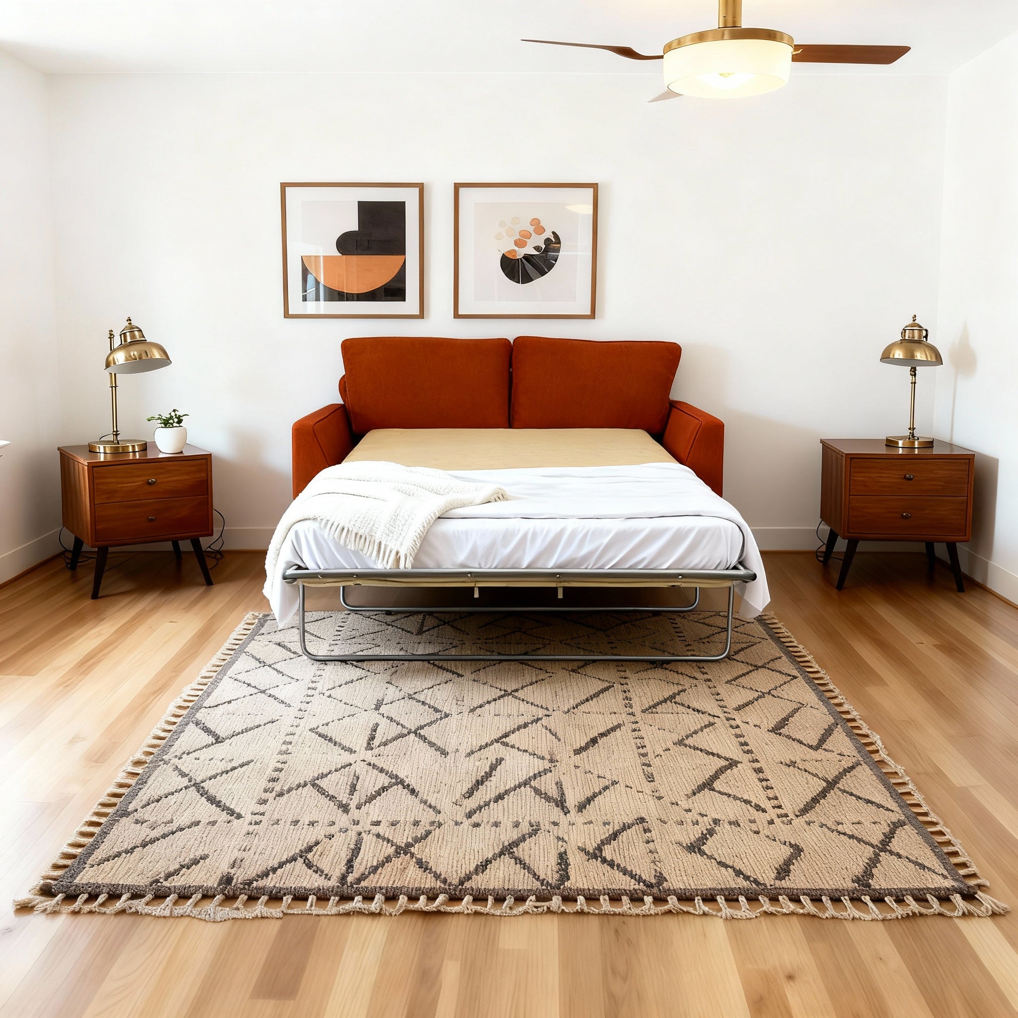 Stone 2-Fold Sofa Bed | 2-Seater with Belgium Mechanism