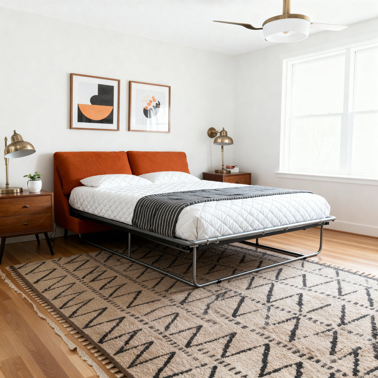 ستون-كنبه سرير بمقعدين