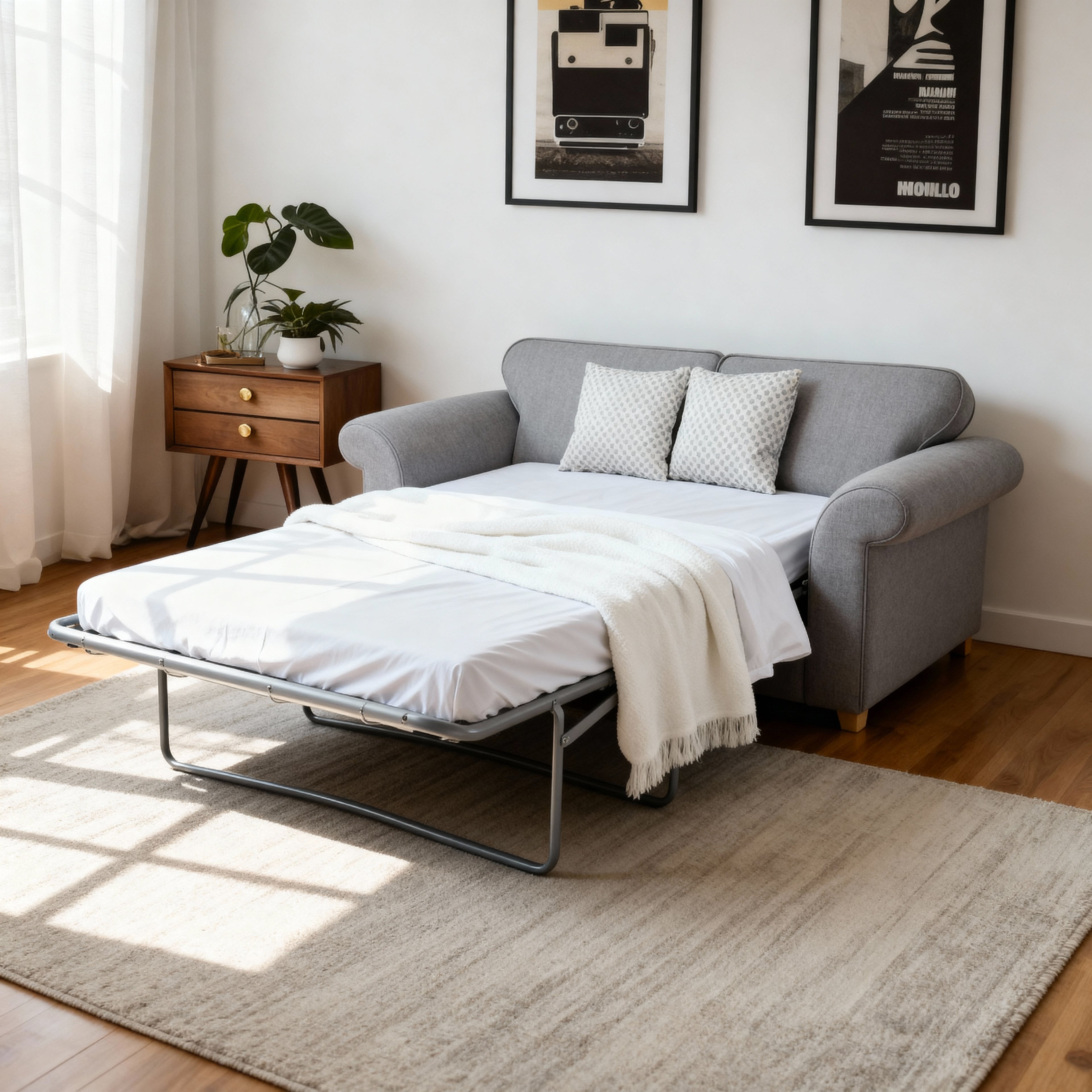 Vienna 2-Fold Sofa Bed | 2-Seater with Belgium Mechanism