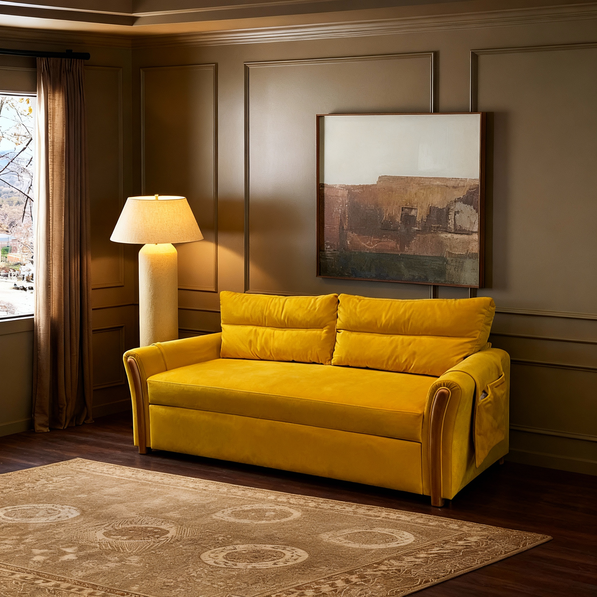 MIAMI  I 3 Seater MANEX Pull-Out Sofa-bed