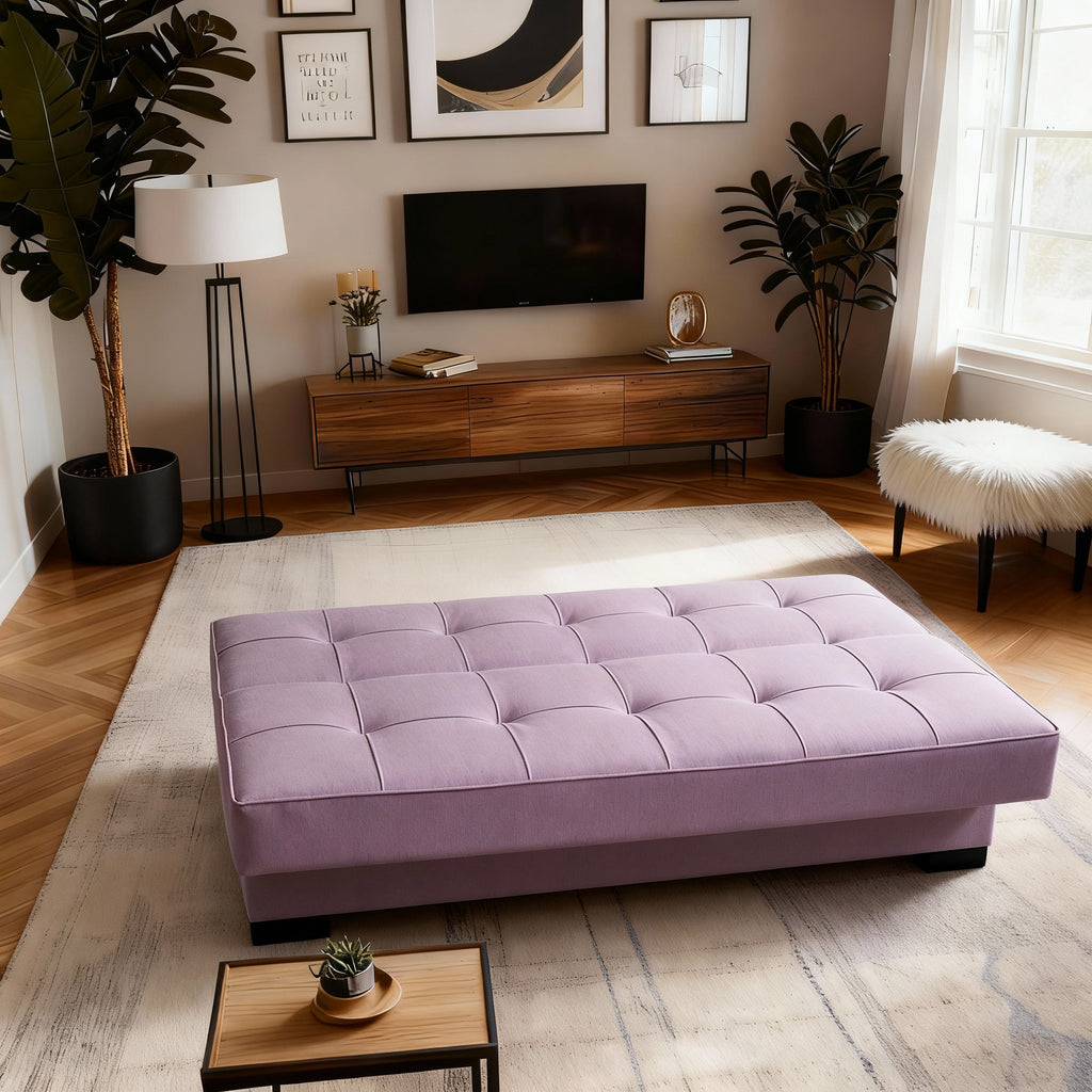 England | 3-Seater Clic-Clac Bench Bed | 3-Position Turkish Mechanism