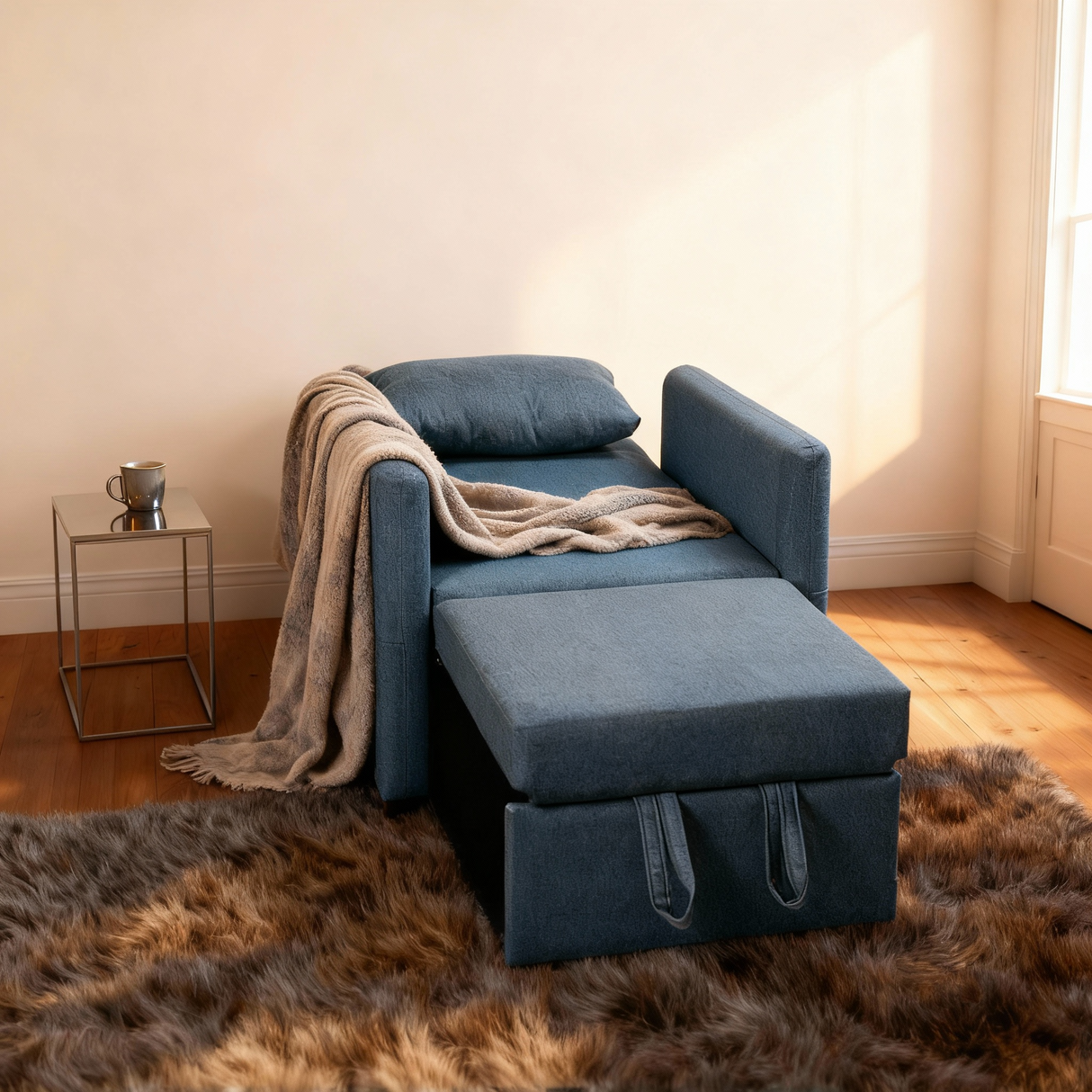 كوزي - كرسي سرير بمقعد واحد