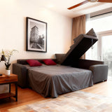 مونت- ركنه سرير شكل حرف L