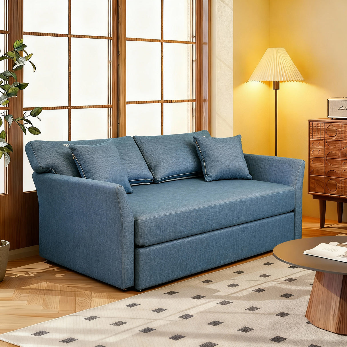 ريكو-كنبه سرير بمقعدين