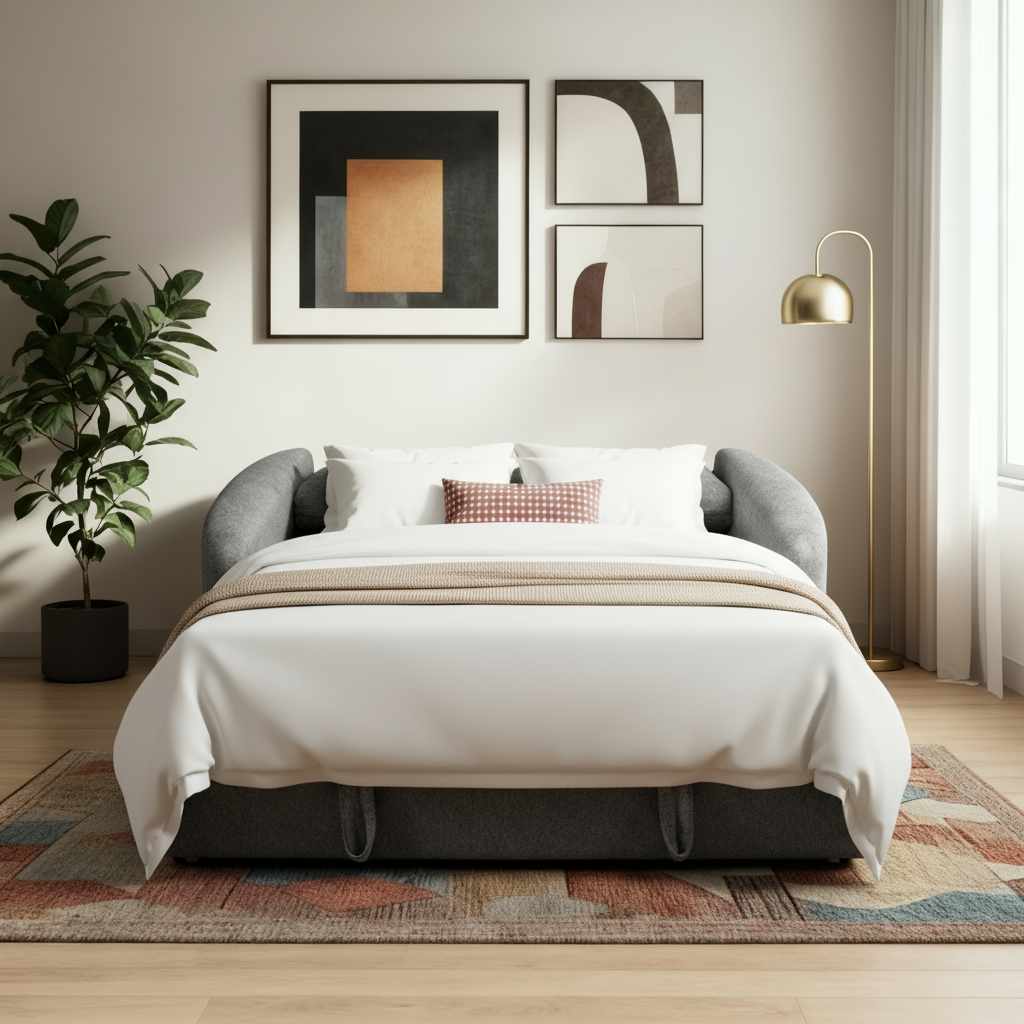 دولفين-كنبه سرير بمقعدين