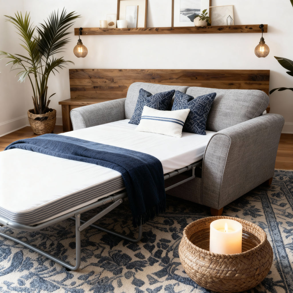 Elegance 2-Fold Sofa Bed | 2-Seater with Belgium Mechanism