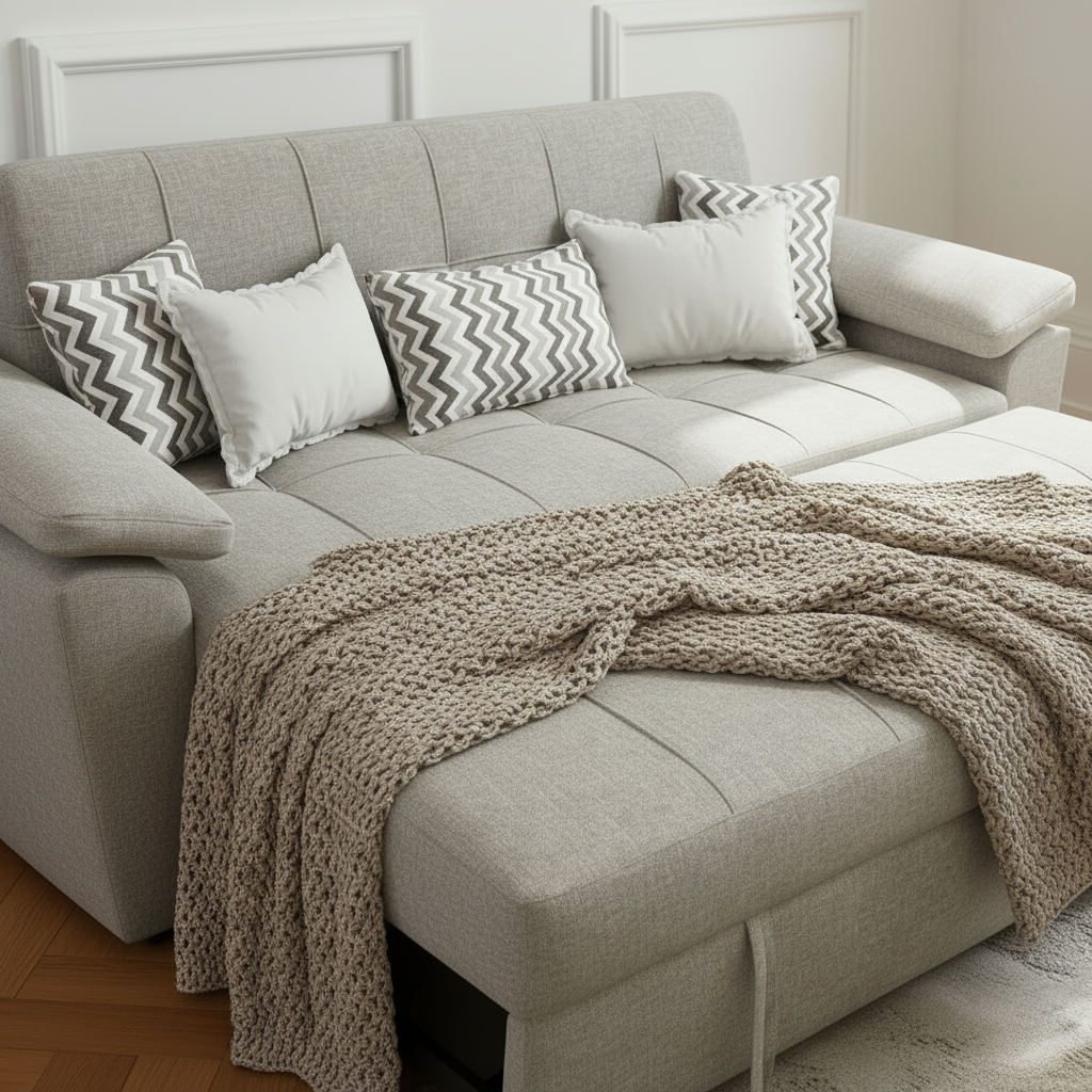 ARESTO I 2-Seater MANEX Pull-Out Sofa Bed