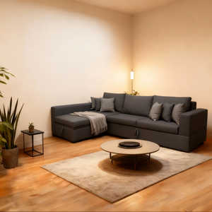 Valencia | L-Shape 6-Seater 2-Fold Sofa Bed (Belgian Mechanism)