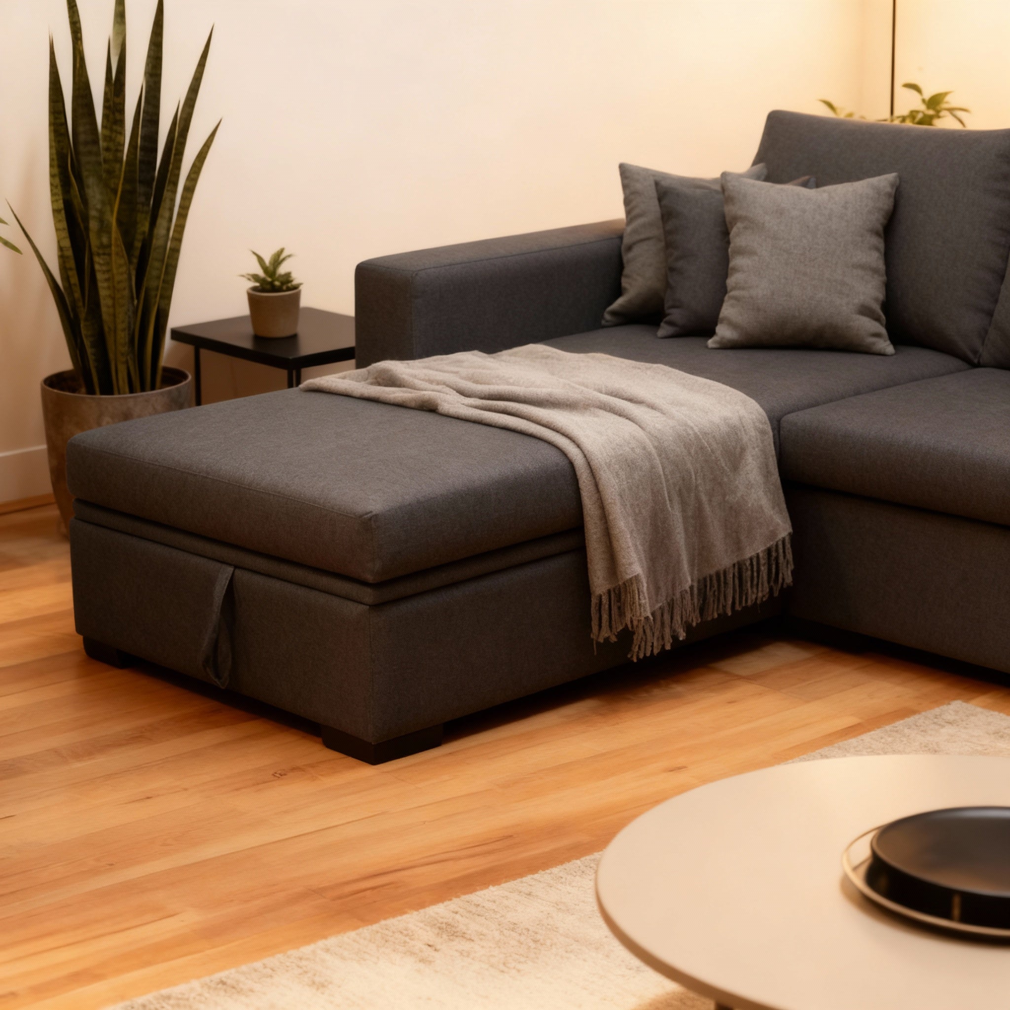 Valencia | L-Shape 6-Seater 2-Fold Sofa Bed (Belgian Mechanism)