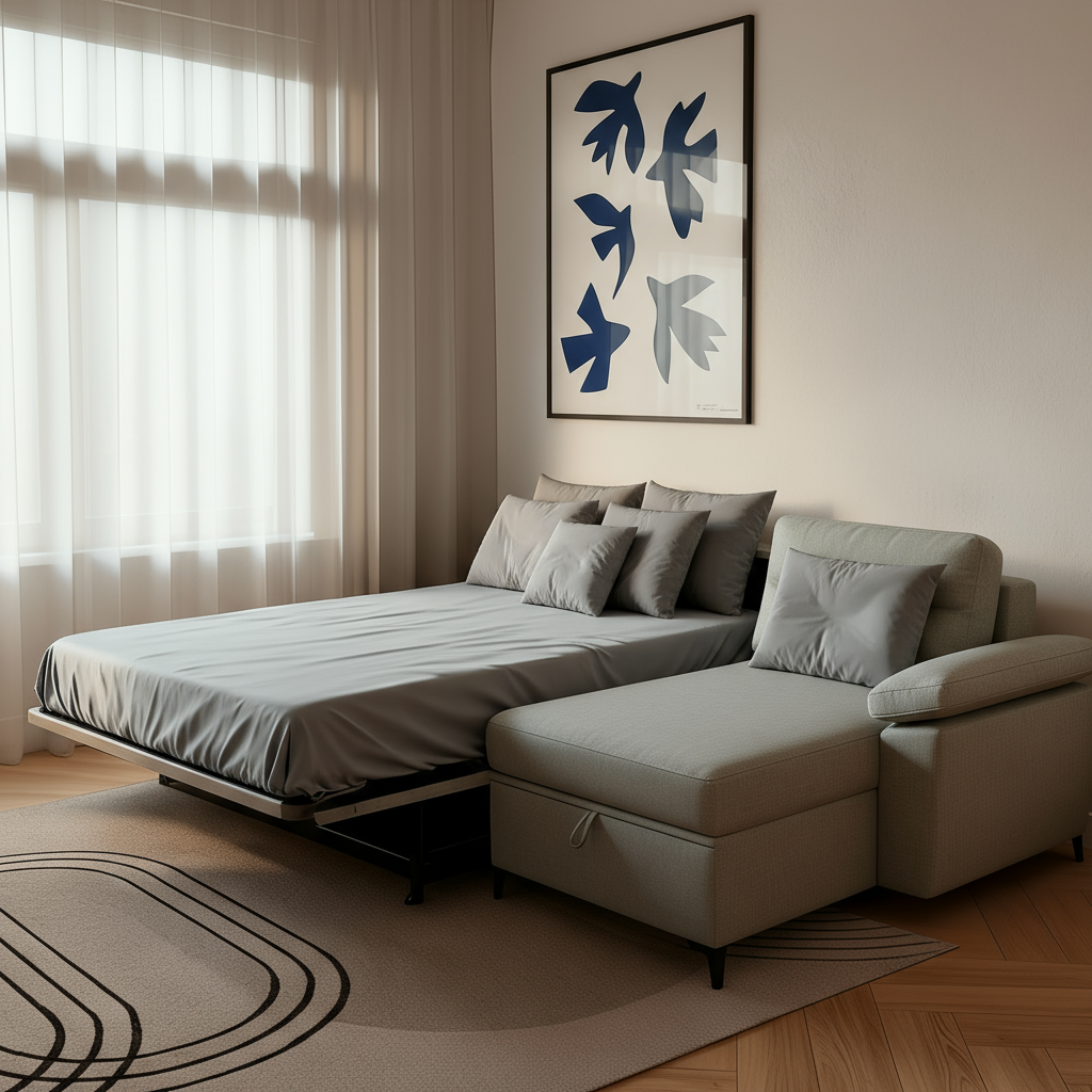 نانسي- ركنه سرير شكل حرف L