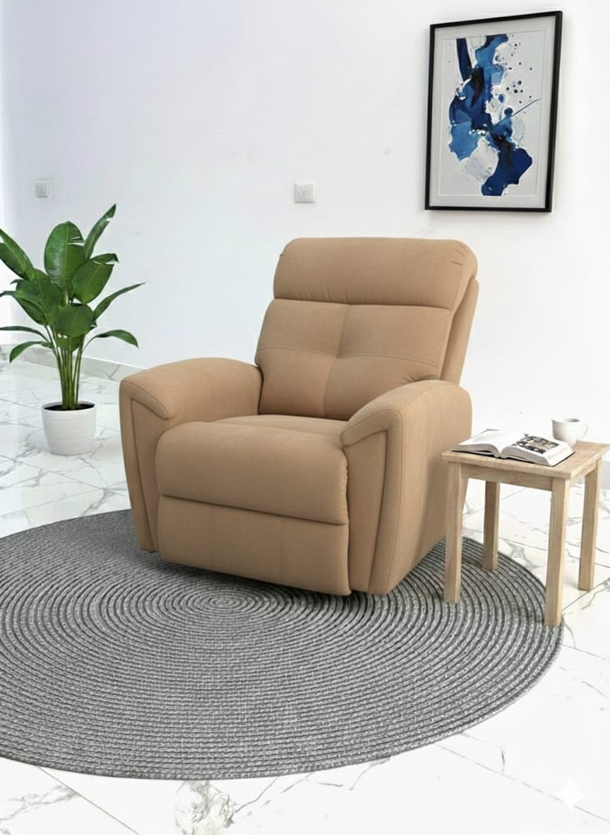 Air Lazy-Boy | Modern Rocker Recliner Chair - Beige