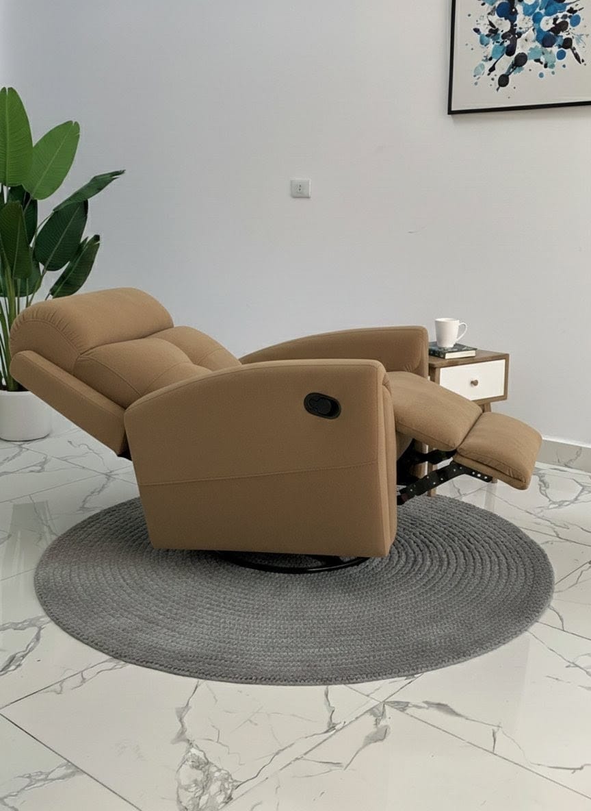 Air Lazy-Boy | Modern Rocker Recliner Chair - Beige