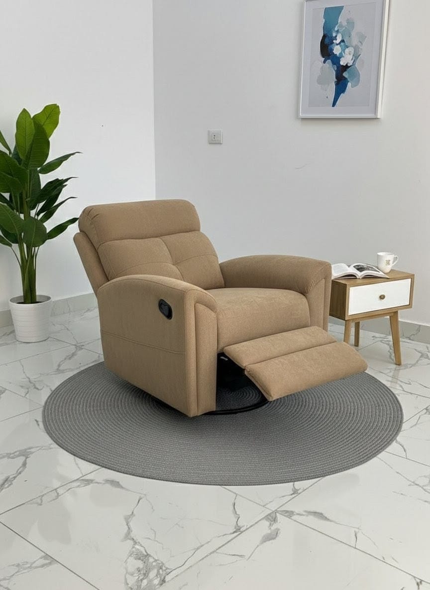 Air Lazy-Boy | Modern Rocker Recliner Chair - Beige