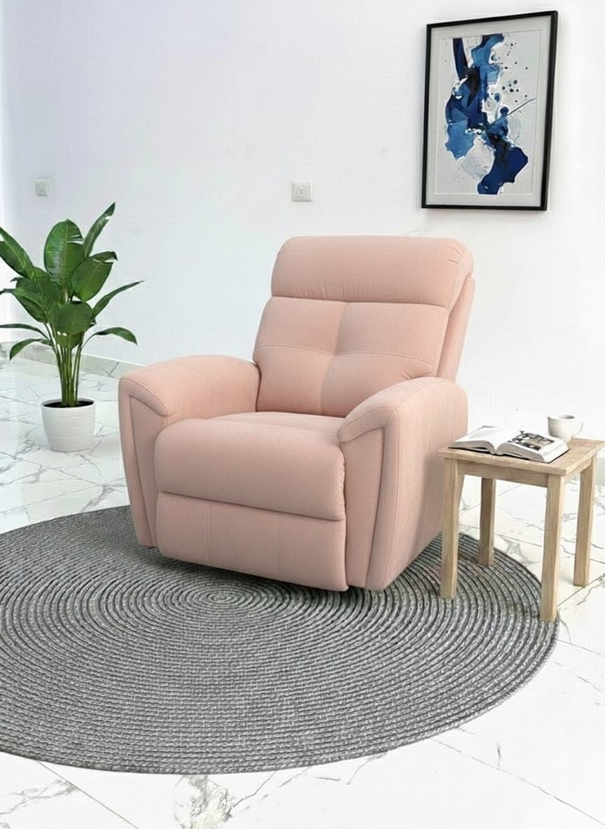 Air Lazy-Boy | Modern Rocker Recliner Chair - Pink