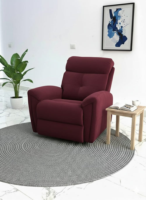 Air Lazy-Boy | Modern Rocker Recliner Chair - Burgundy