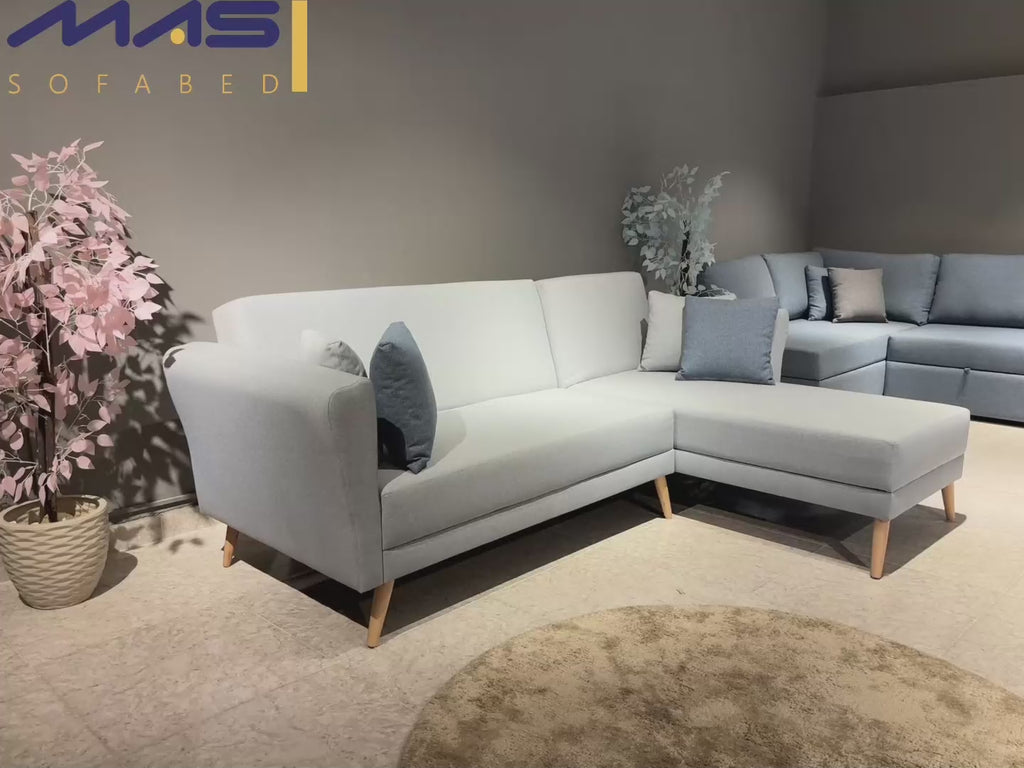 July | 5-Seater L-Shape Click-Clack Sofa Bed (Turkish Mechanism)