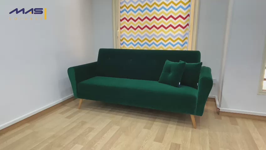 Atlanta | 3-Seater Clic-Clac Sofa Bed | 3-Position Turkish Mechanism