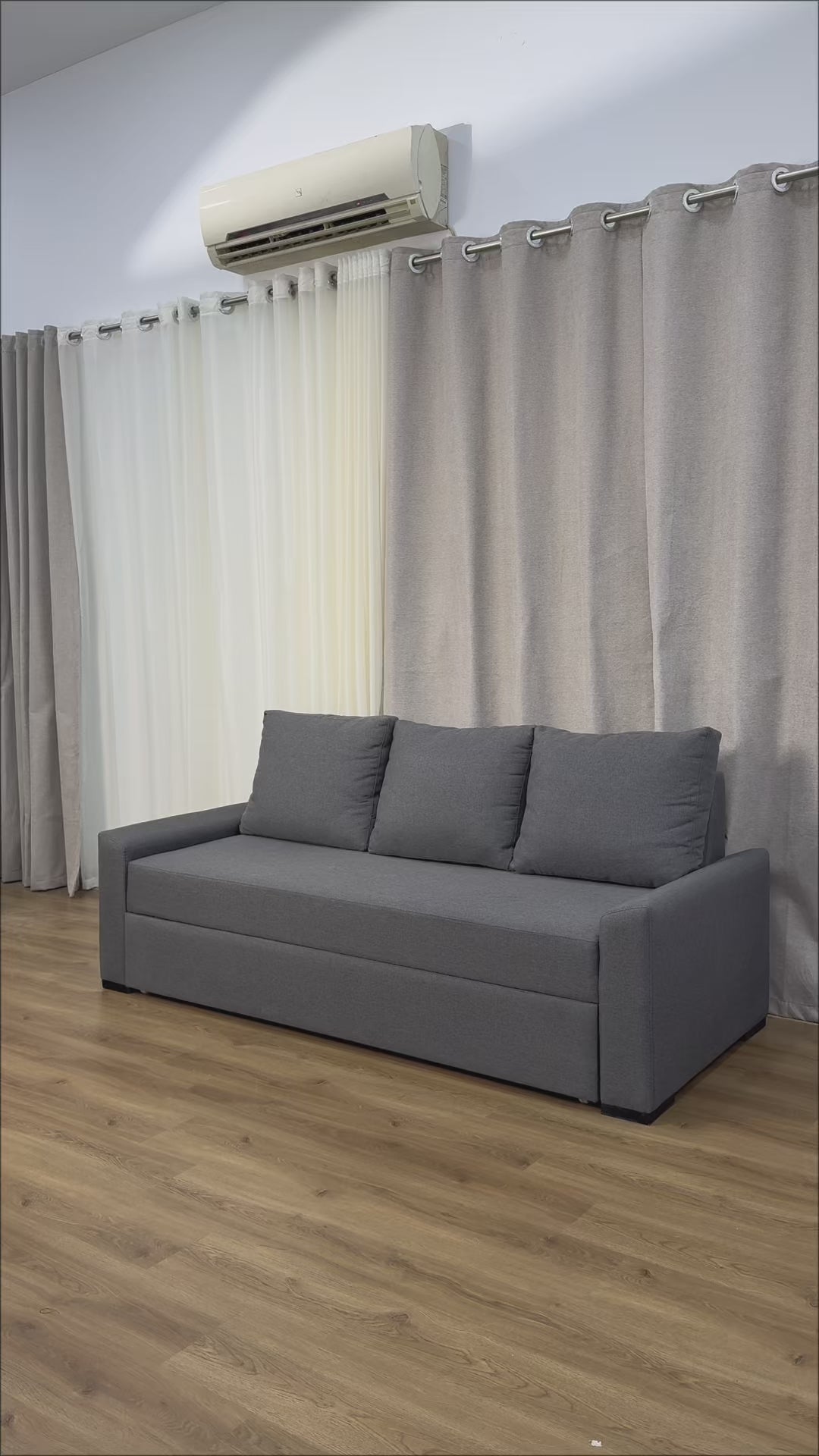 PARALLEL I 3 Seater MANEX Pull-Out Sofa-bed