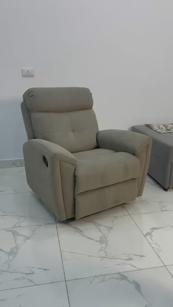 Air Lazy-Boy | Modern Rocker Recliner Chair - White