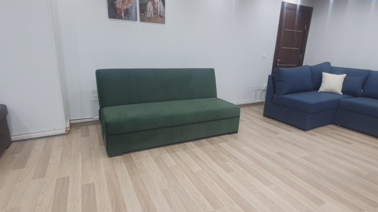 England | 3-Seater Clic-Clac Bench Bed | 3-Position Turkish Mechanism
