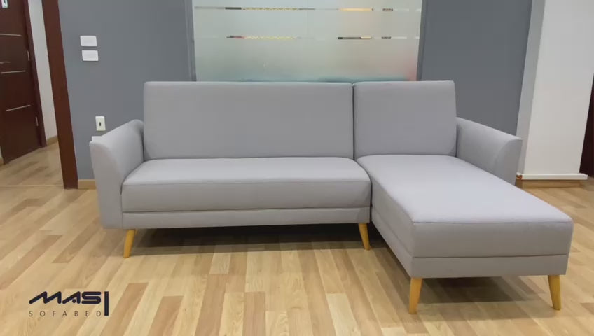 July | 5-Seater L-Shape Click-Clack Sofa Bed (Turkish Mechanism)