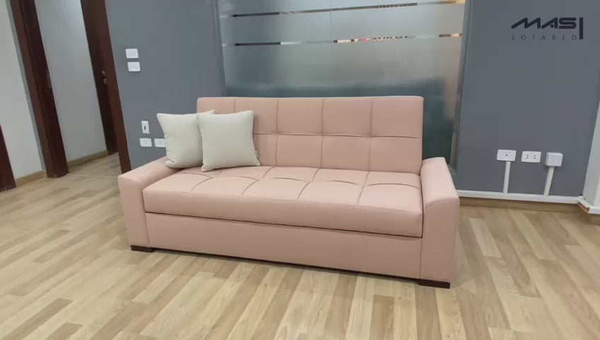 Dubai | 3-Seater Clic-Clac Sofa Bed | 3-Position Turkish Mechanism