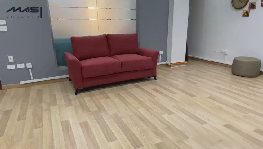 LINZ 2-Fold Sofa Bed | 2-Seater with Belgium Mechanism