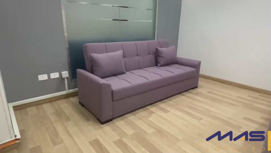 Dubai | 3-Seater Clic-Clac Sofa Bed | 3-Position Turkish Mechanism