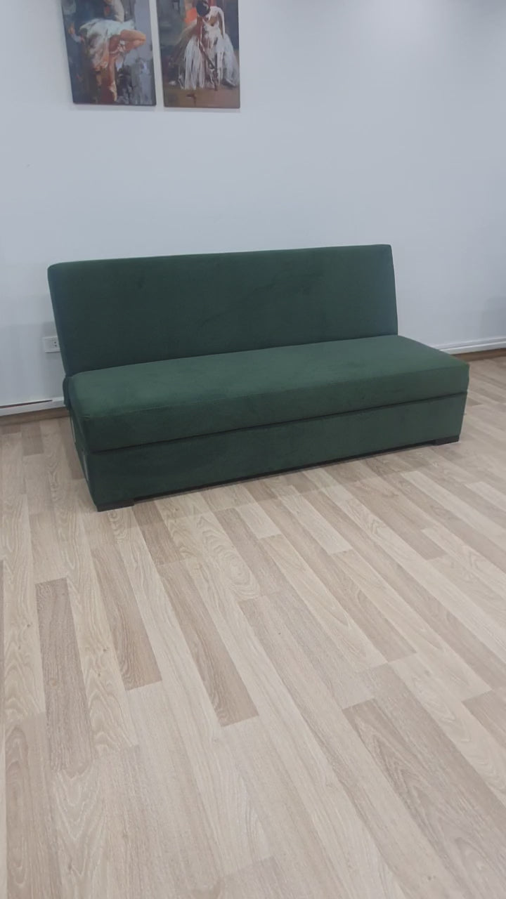 England | 3-Seater Clic-Clac Bench Bed | 3-Position Turkish Mechanism